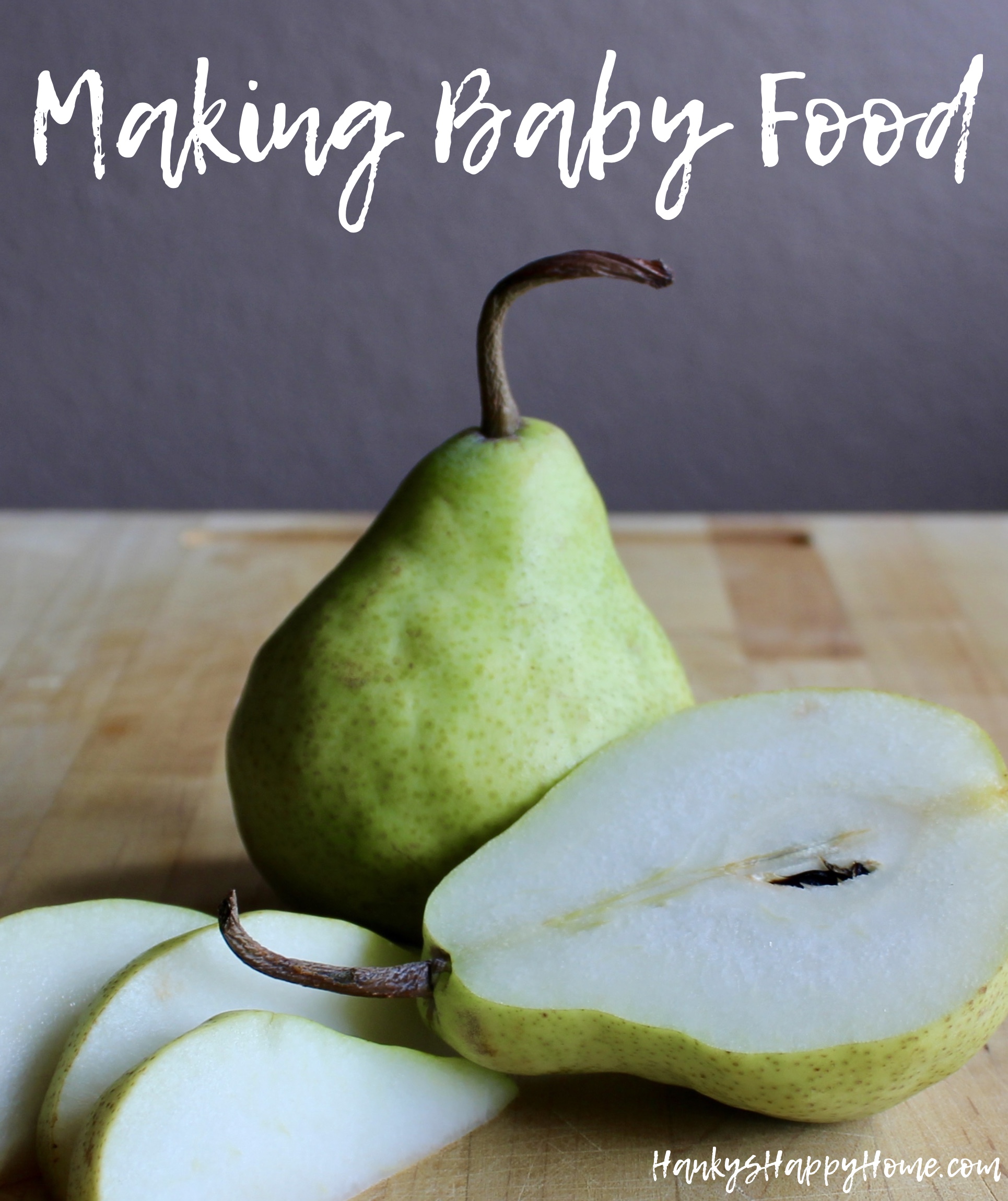 Making Baby Food | Hanky's Happy Home