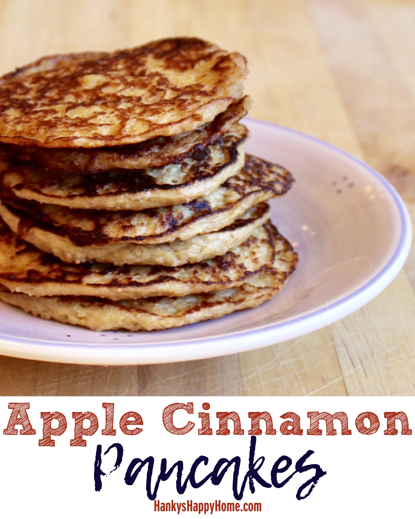 These Apple Cinnamon Pancakes are perfect for babies ready to take on finger foods! 