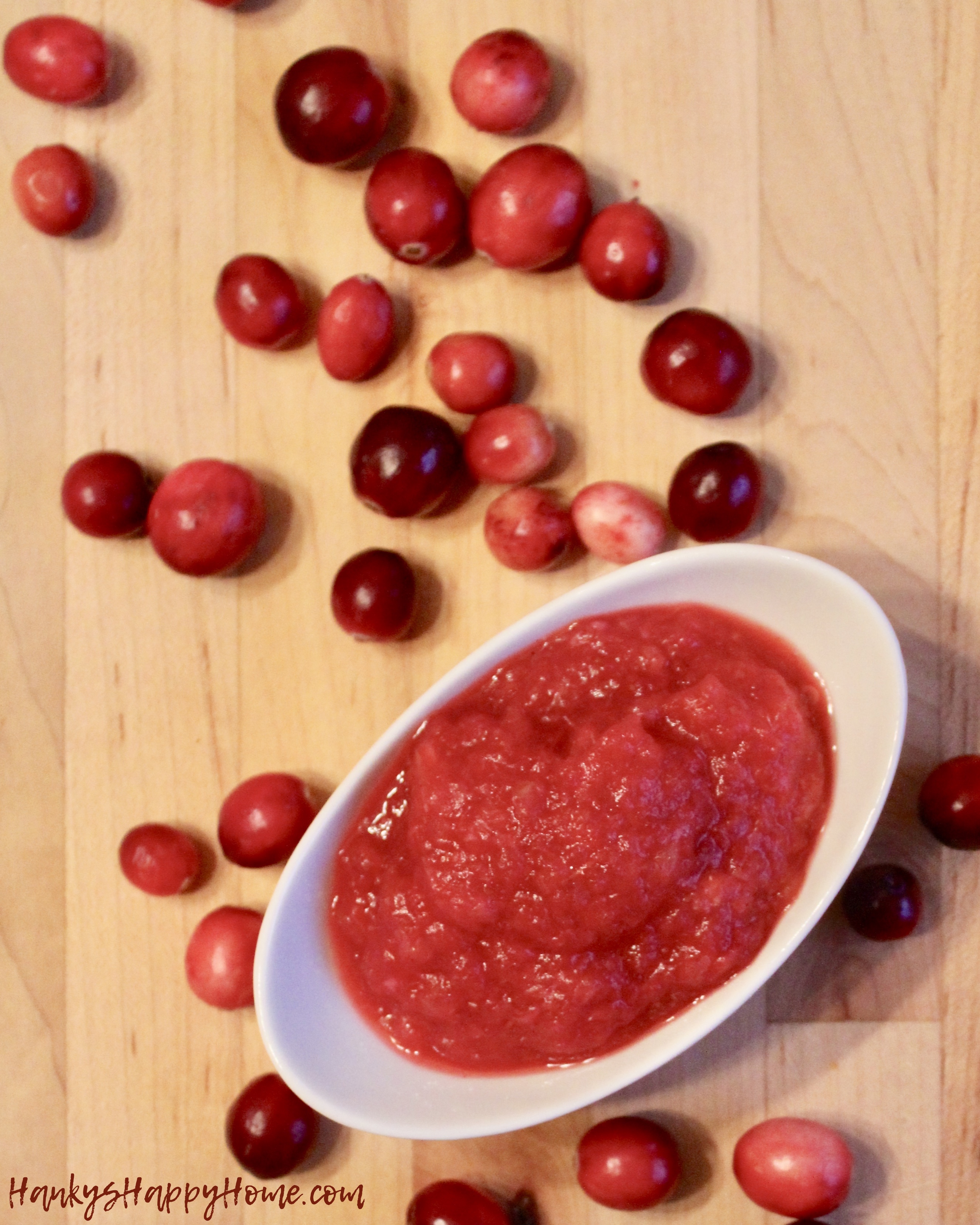 Get into the holiday season with this Cranberry, Apple & Orange Puree!