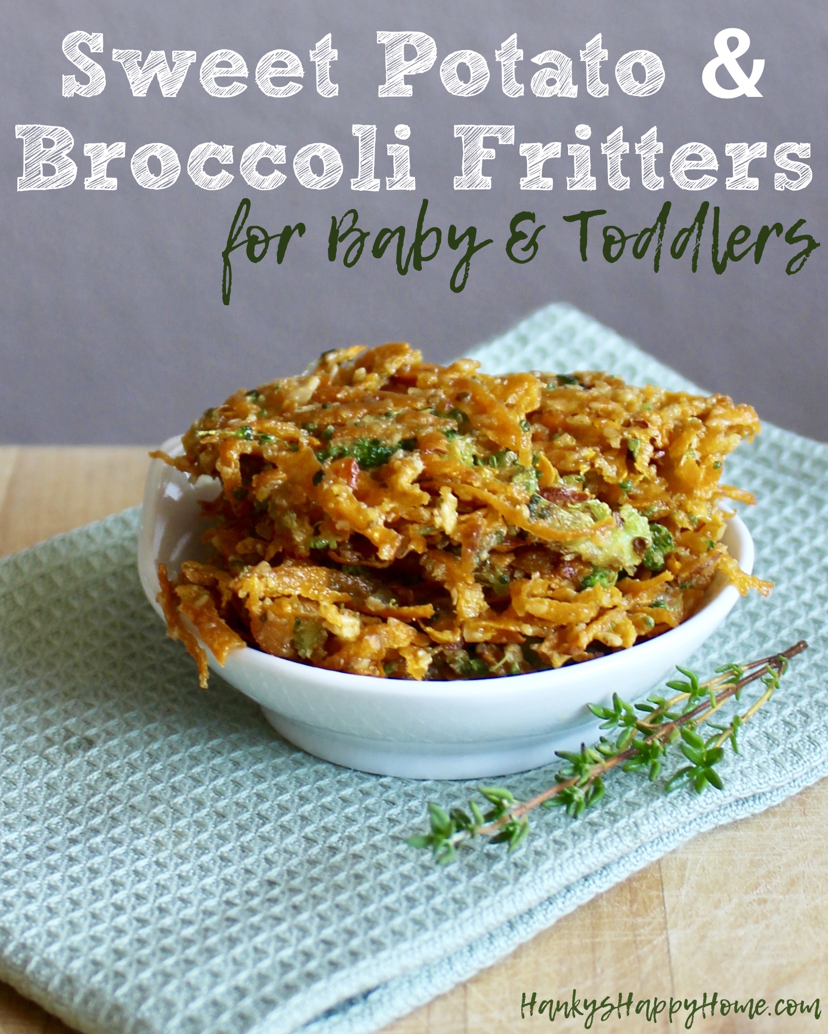 Sweet Potato & Broccoli Fritters
