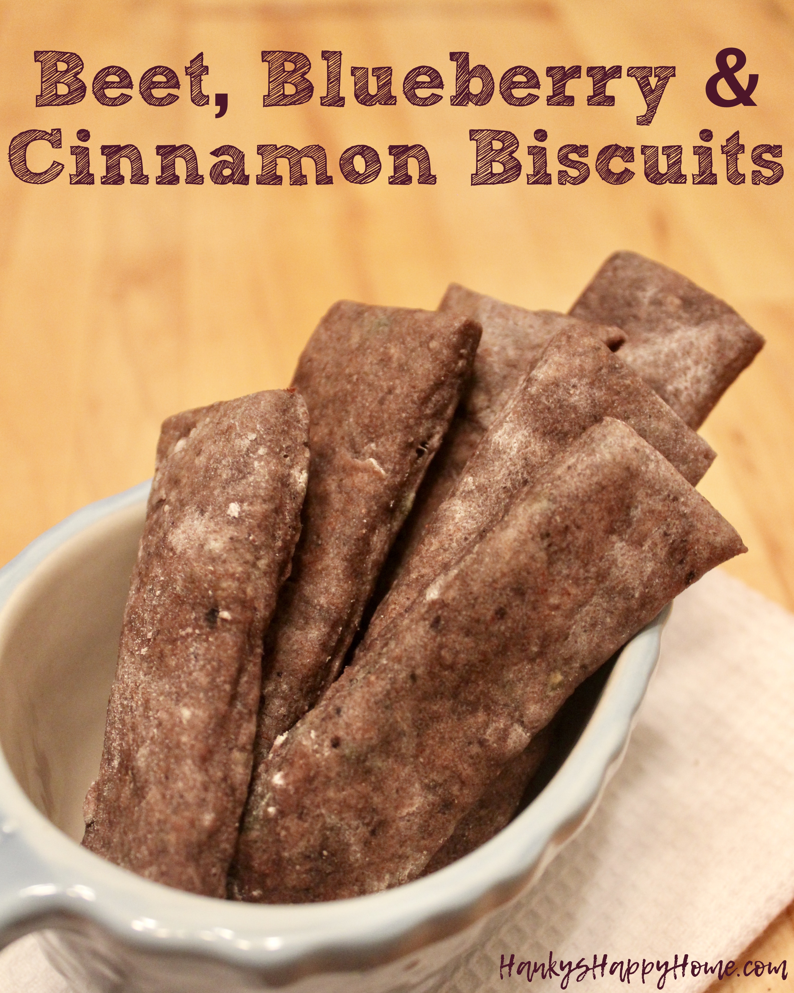 These homemade Beet, Blueberry & Cinnamon Biscuits are perfect for transitioning from purees to table foods!