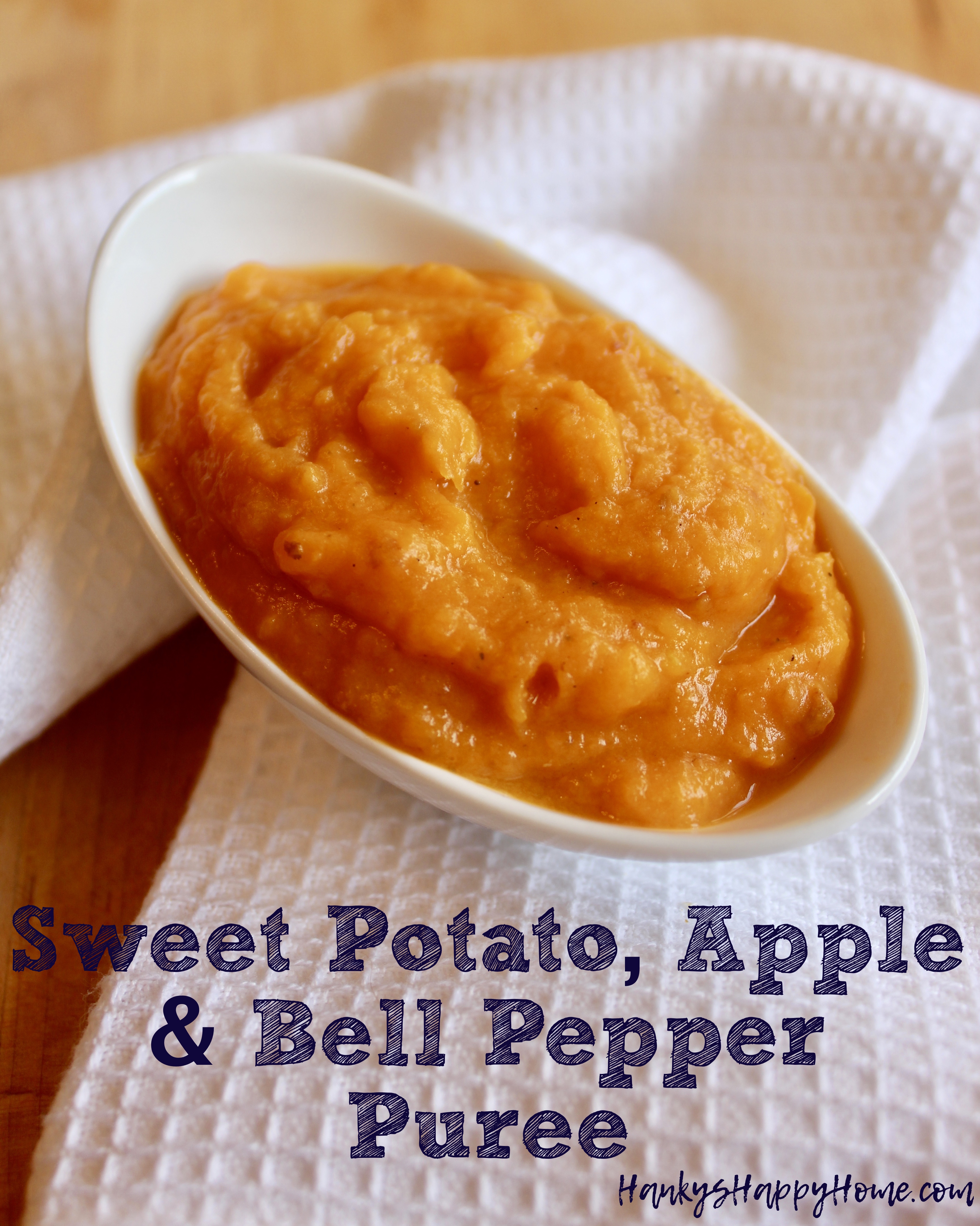 Sweet Potato, Apple & Bell Pepper Puree