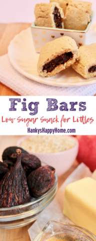 These Fig Bars provide all the yumminess of figs while low in added sugar. A sweet treat for kids, toddlers, and even babies who have mastered finger foods.