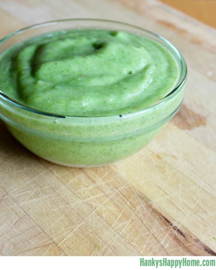 This Green Bean & Potato Puree combines a handful of bright green beans with a small potato for a creamy, nutrient-packed puree.