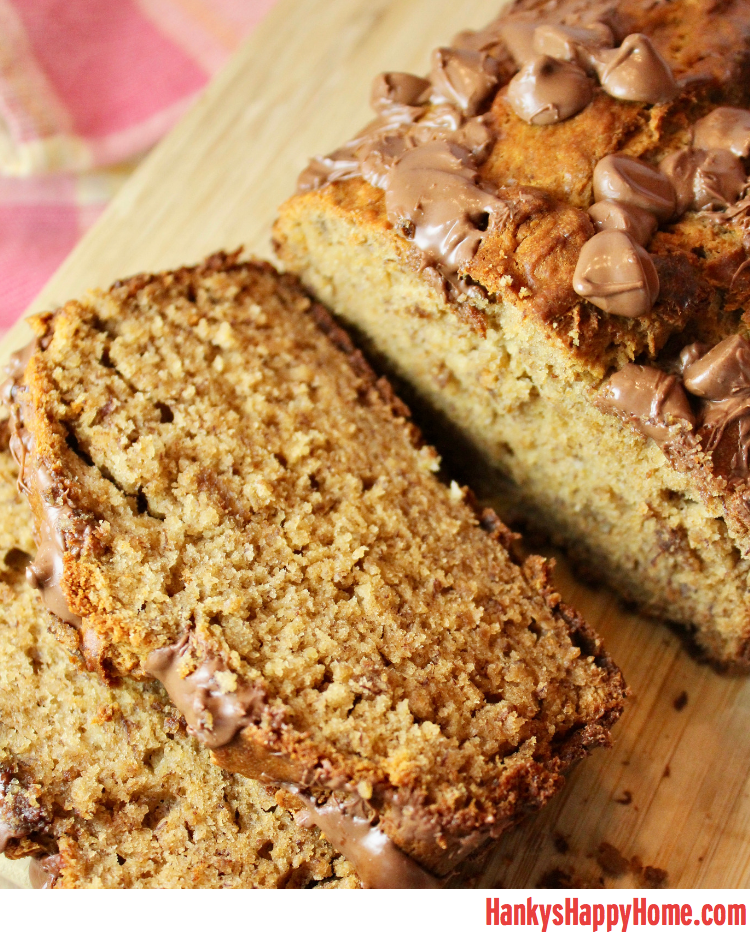 This Peanut Butter Banana Bread is naturally sweet while low in sugar. Perfect for breakfast and great for the lunchbox.